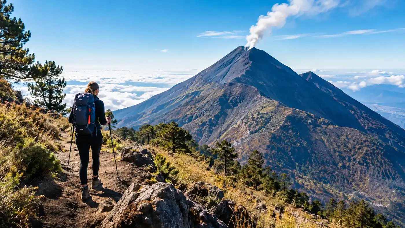 Acatenango Volcano Hiking Routes Starting Points