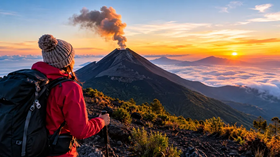 Best Time to Hike Acatenango Volcano Season Weather Sunrise