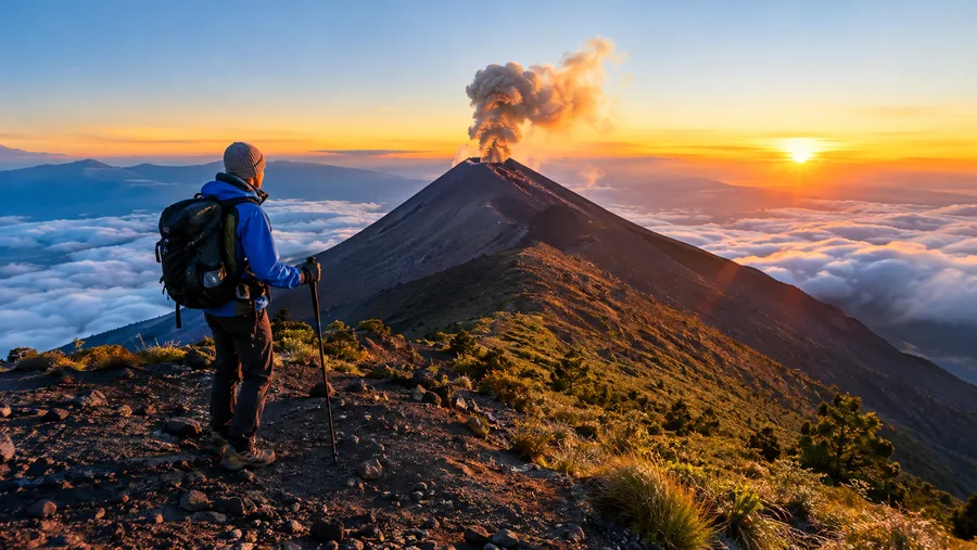 Best Time to Hike Acatenango Volcano Season Weather Sunrise