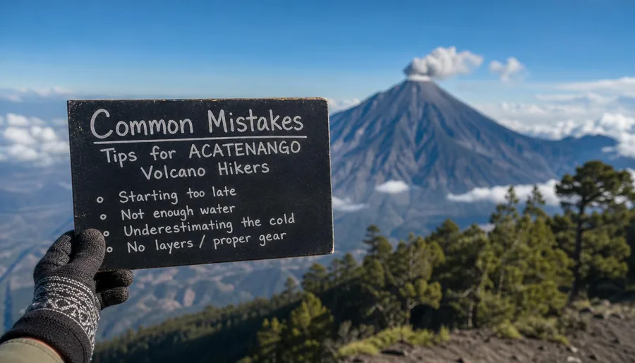 Common Mistakes Tips for Acatenango Volcano Hikers