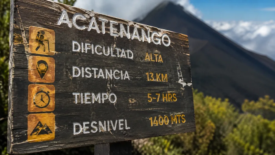 Difficulty Distance Elevation Gain on Acatenango