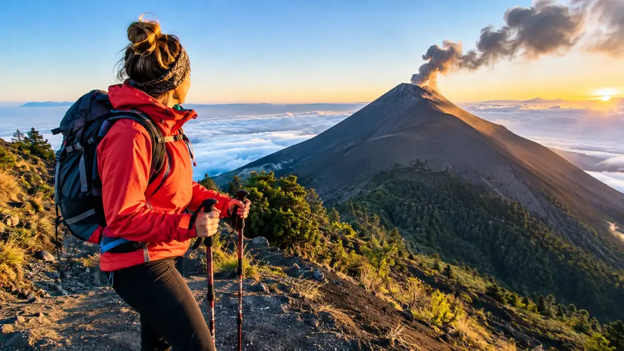 Gepäck für die Acatenango-Vulkanwanderung